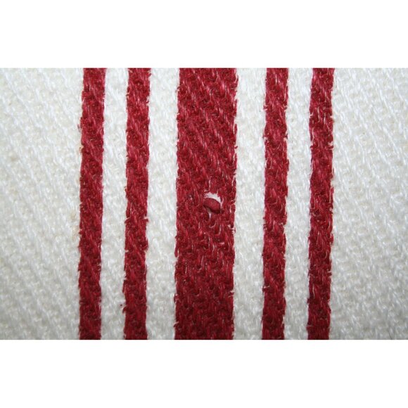 Pottery Barn Culver Reversible 20x20 Striped Linen Pillow Case With Down Insert - Picture 6 of 9